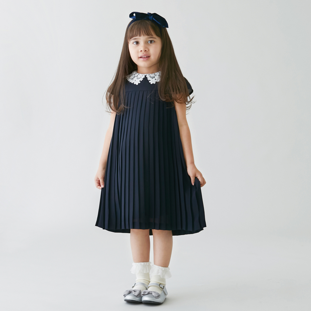 プティマイン キッズフォーマル子供服100リボン スーツセットアップ