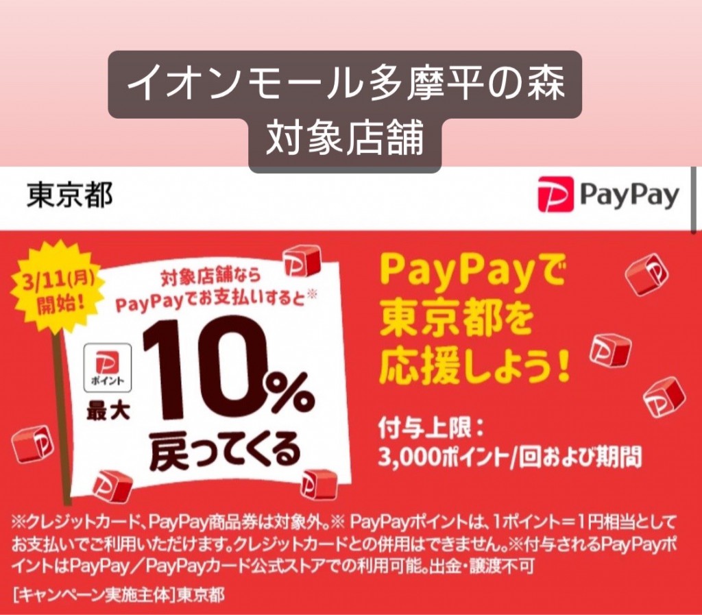 ☆PayPay10%還元【東京元気キャンペーン】☆